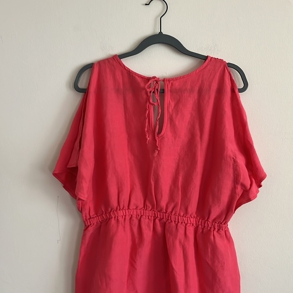 Tommy Bahama Coral Coast Split Shoulder Dress Cover-Up | Tropical Resort Wear - Picture 3 of 6